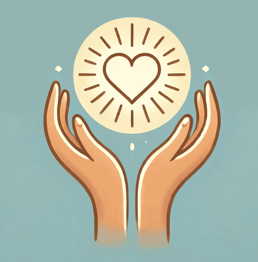 Icon for encouraging words for a friend going through a tough time
